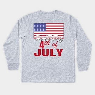 July 4th Kids Long Sleeve T-Shirt